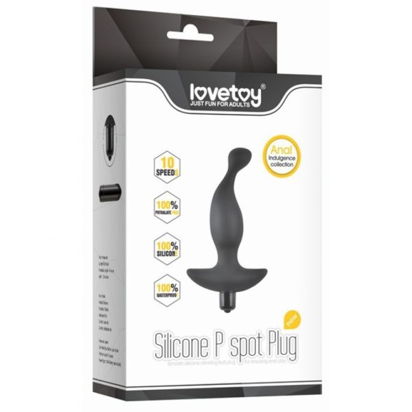 Lovetoy - Prostate Vibrator P Spot Plug With Curved Tip