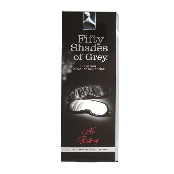 FSOG NO PEEKING - SOFT BLINDFOLD TWIN PACK