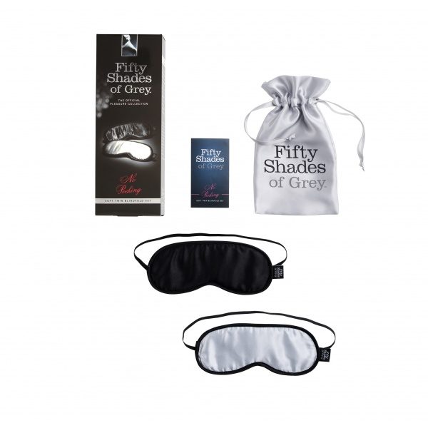 FSOG NO PEEKING - SOFT BLINDFOLD TWIN PACK