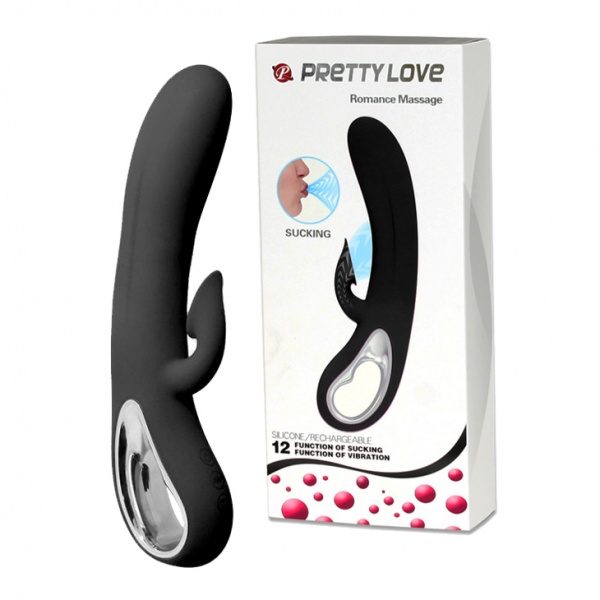 Pretty Love - Romance Rechargeable Sucking Vibrator