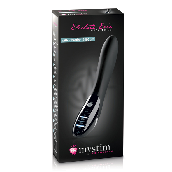 Mystim - Electric Eric eStim Vibrator in Sexy Black