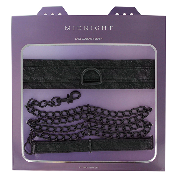 Midnight Lace Collar And Leash
