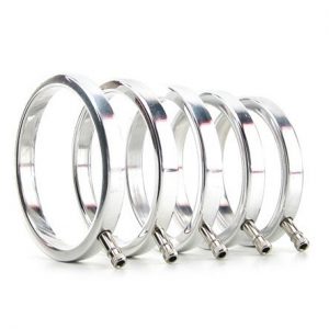 Electrastim - Solid Metal Cock Ring Set 5 Sizes