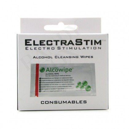 Electrastim - Sterile Cleaning Wipe Sachets - 10 Pack Toy Cleaner