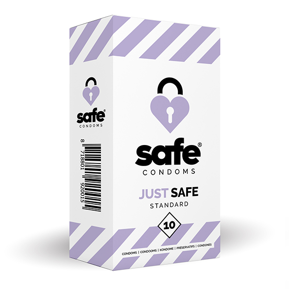 Safe Just Safe Condoms Standard 10 Pcs