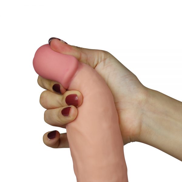 The Ultra Soft Dude Vibrating Remote Suction Cup Dildo