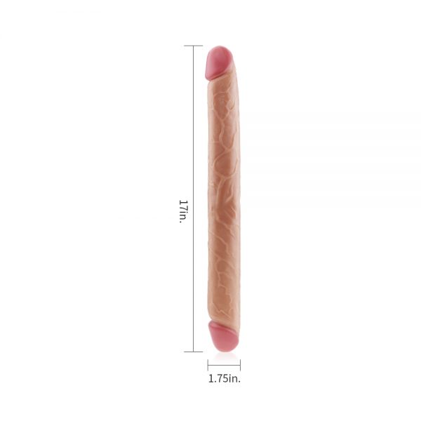 King Size Realistic Slim Ultra Double Dildo