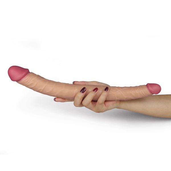 King Size Realistic Ladykiller Tapered Double Penetration Dildo