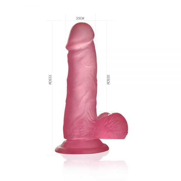 Jelly Studs Crystal Dildo Small