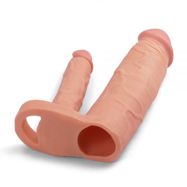 Pleasure X Tender Double Penis Extender Sleeve