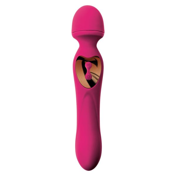 Luxury Pink & Gold 2 in 1 Vibrating Wand & G-Spot Massager