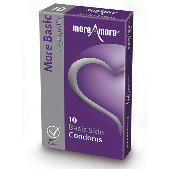 MoreAmore - Basic Skin Condoms 10 Pieces