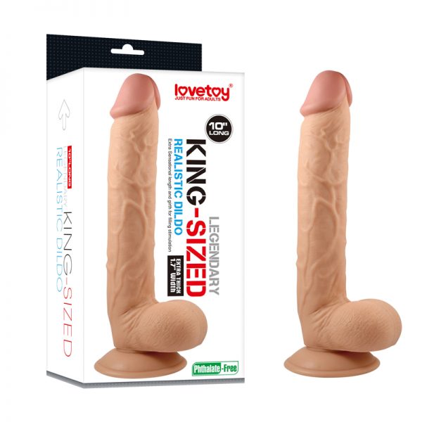 Lovetoy - 10" Legendary King Sized Realistic Dildo