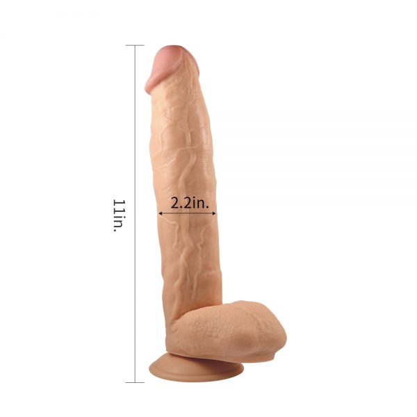 11" Legendary King Sized Realistic Dildo - Image 5