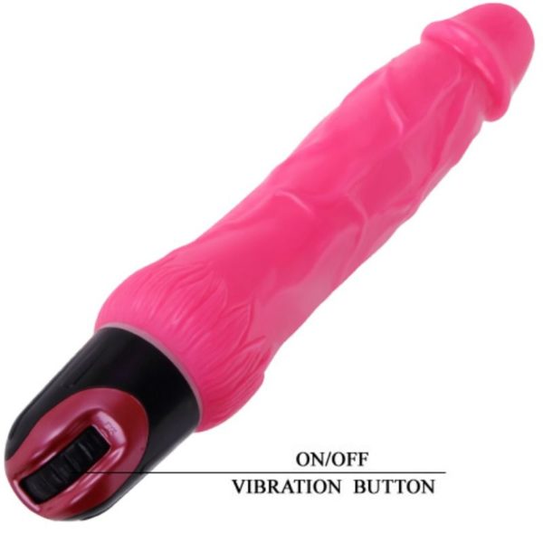 Baile Multispeed Pink Realistic 9.4 Inch Dildo Vibrator - Image 5