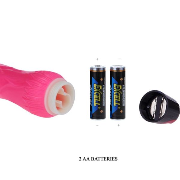 Baile Multispeed Pink Realistic 9.4 Inch Dildo Vibrator - Image 6