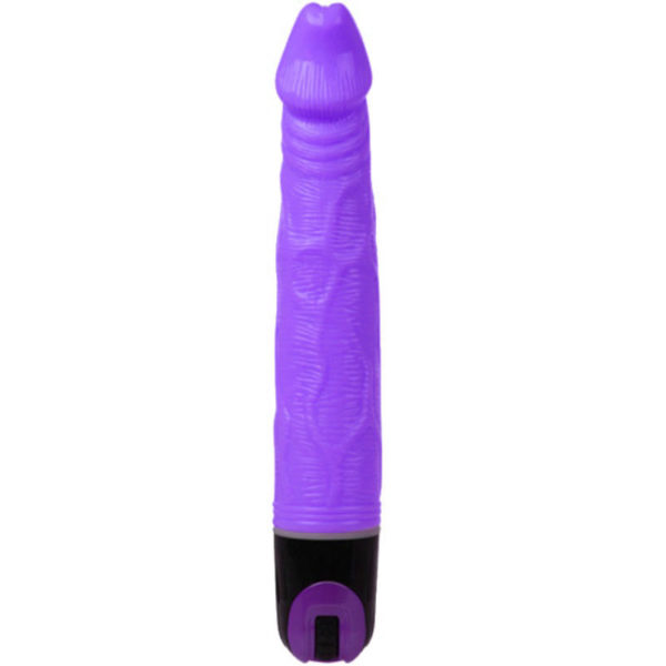Baile Multispeed Purple Realistic 9.4 Inch Dildo Vibrator