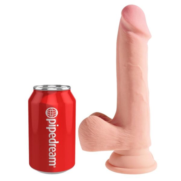 Kingcock Triple Density 7.5 Inch Dildo With Balls - Image 3