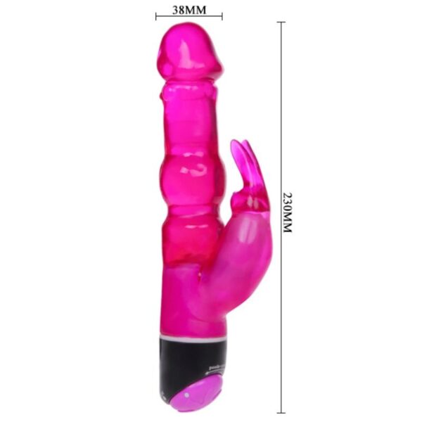 Waves Of Pleasure Fantasy Rabbit Vibrator Pink - Image 4