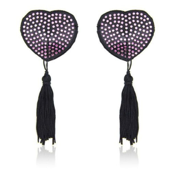 Heart Shine Pink Nipple Covers