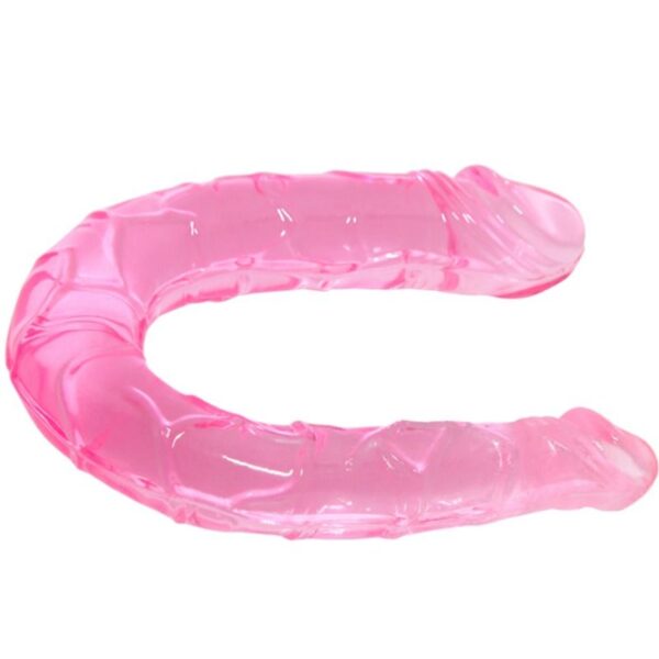 Baile Pink Realistic Double Dildo - Image 2