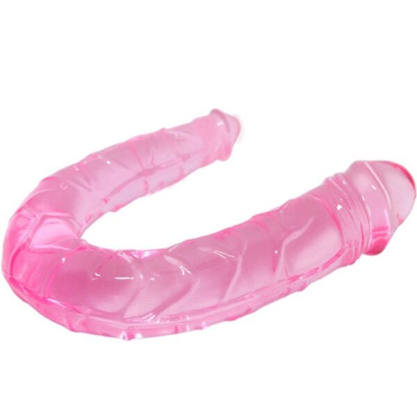Baile Pink Realistic Double Dildo - Image 3