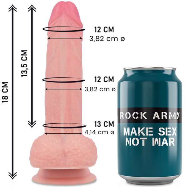 Rockarmy Liquid Silicone Premium Mustang Realistic 7 Inch Dildo - Image 3