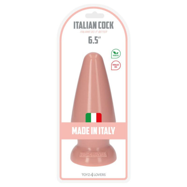 Italian Cock 6.5 Inch Flesh Anal Butt Plug - Image 5