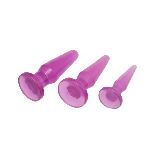 Timeless Kit of 3 Purple Anal Plugs - Image 3