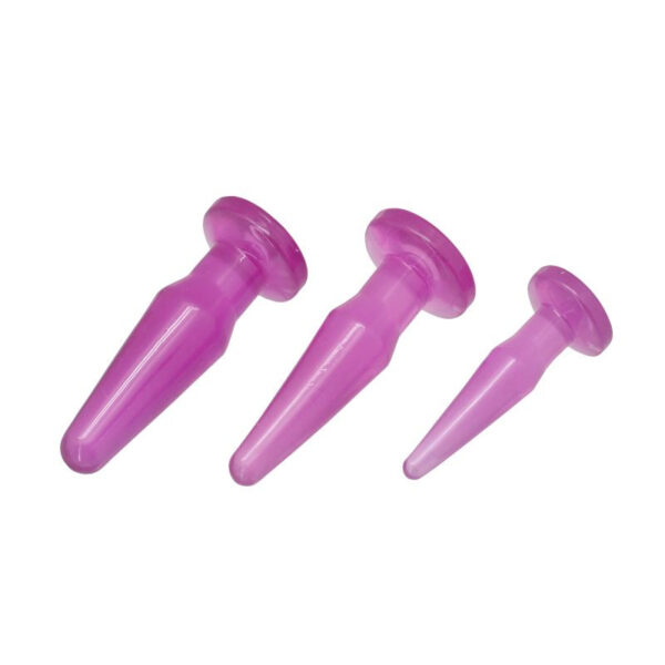 Timeless Kit of 3 Purple Anal Plugs - Image 2
