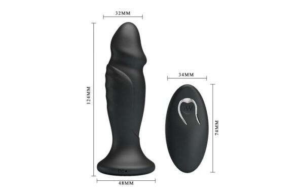 Mr. Play Powerful Anal Plug P-Shape - Image 4