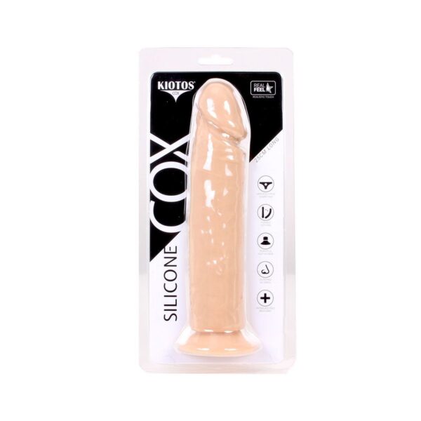 Kiotos COX Realistic 9.8 Inch Flesh Silicone Dildo - Image 8