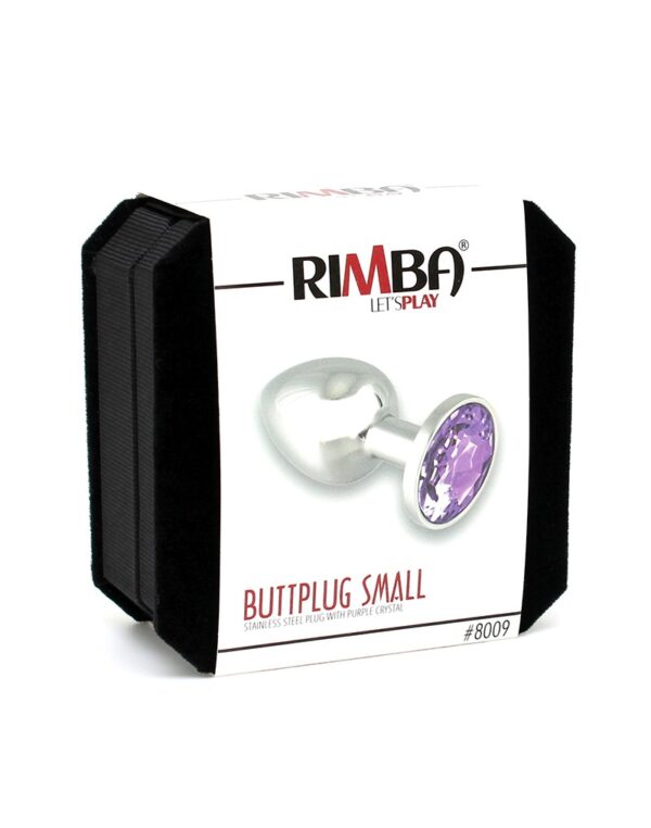 Rimba - Small Buttplug with Purple Crystal (Unisex) - Image 3