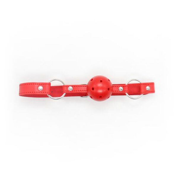 Fetish Art – Red Breathable Ball Gag - Image 2