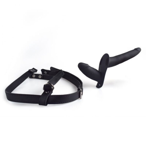 Toyz4Lovers - Double Enjoyment Black 6 Inch Strap On - Image 5