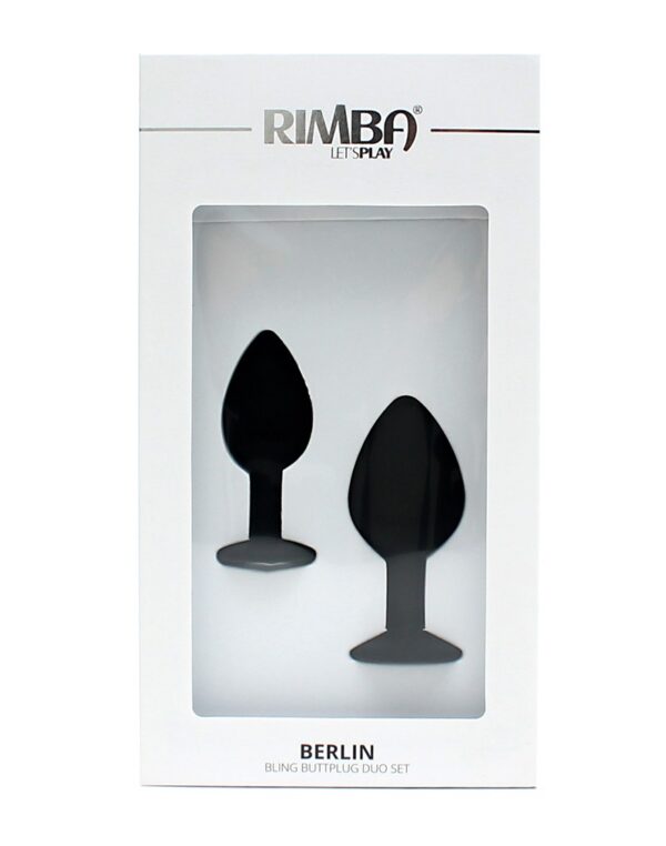 Rimba - Berlin Bling Butt Plug Duo Set Black - Image 6