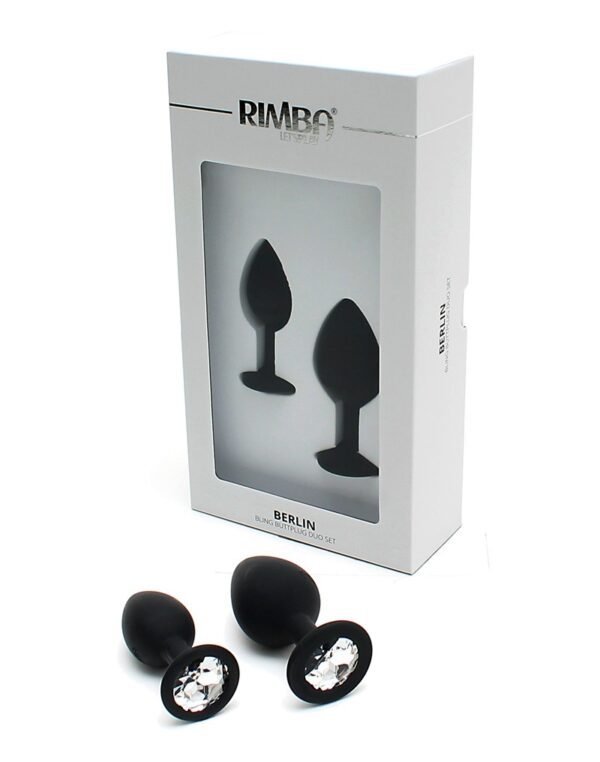 Rimba - Berlin Bling Butt Plug Duo Set Black - Image 4