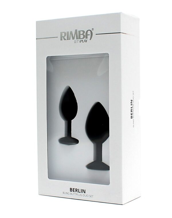 Rimba - Berlin Bling Butt Plug Duo Set Black - Image 5
