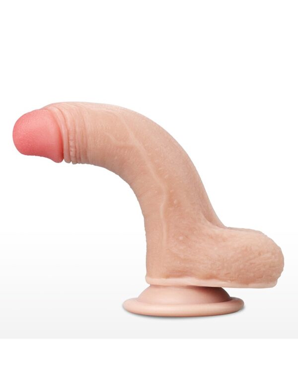 LoveToy Sliding Skin Dual Layer 7 Inch Dildo - Image 3