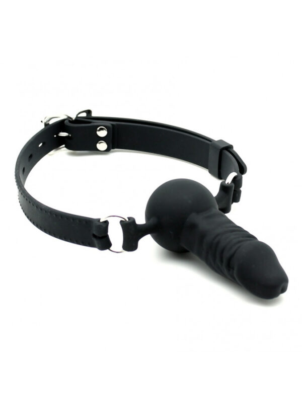 Rimba - Silicone Realistic Dildo Mouth Gag