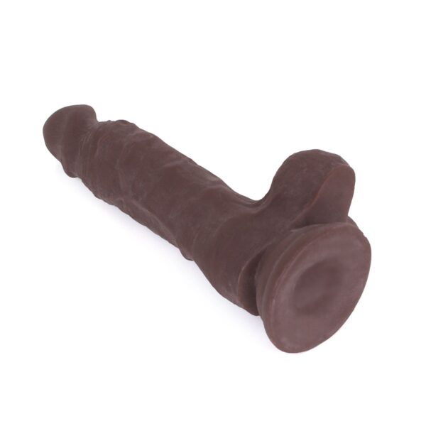 Kiotos COX Realistic Brown 7 Inch Suction Ballsy Dildo - Image 4