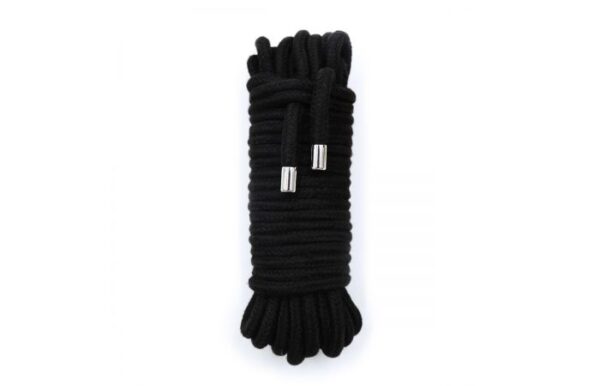 20 Meter Black Cotton Bondage Rope - Image 2