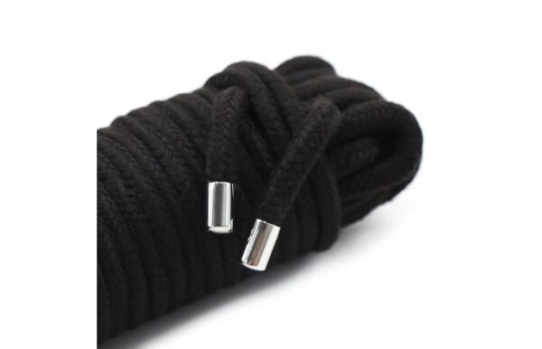 20 Meter Black Cotton Bondage Rope - Image 3