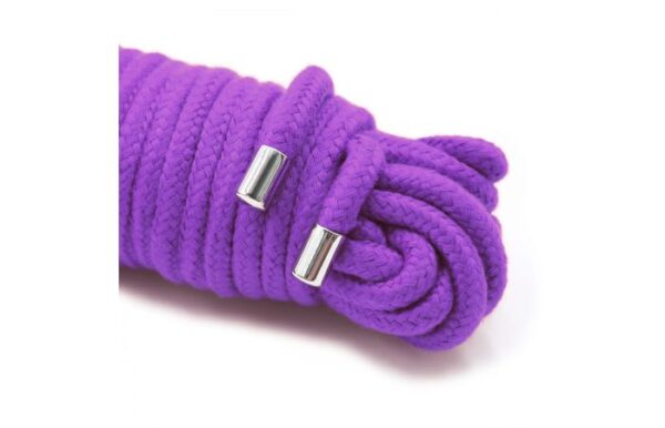 20 Meter Purple Cotton Bondage Rope - Image 3