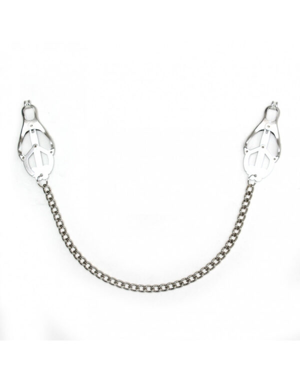 Rimba Clover Nipple Clamps With Chain