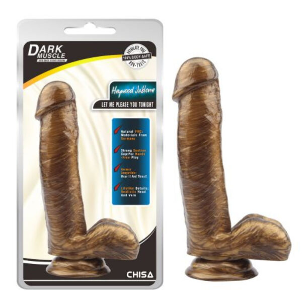 Chisa - Dark Muscle Heywood Jablome 7 Inch Gold Dildo