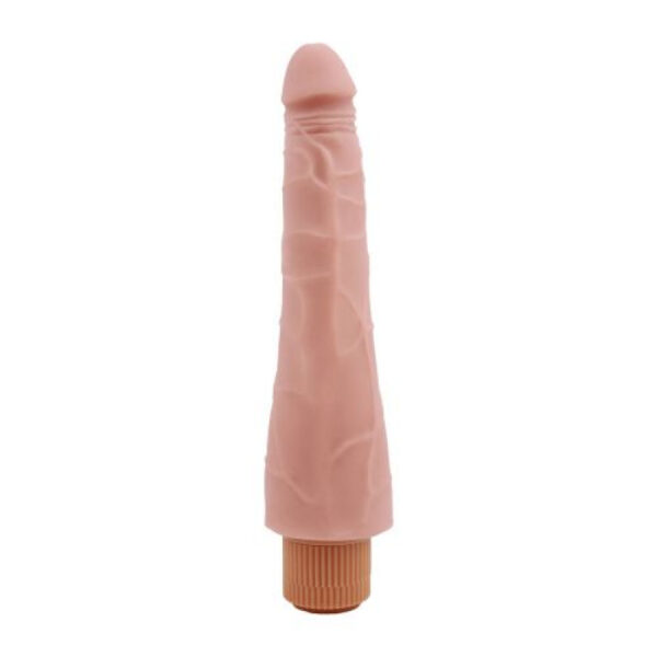 Flirtation - 9.4 Inch Flesh Vibrating Realistic Dildo - Image 2