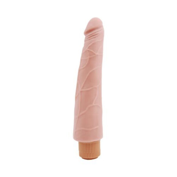 Flirtation - 9.4 Inch Flesh Vibrating Realistic Dildo - Image 3