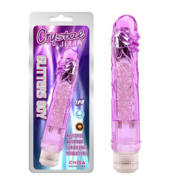 Crystal Jelly - Glitters Boy Vibrator