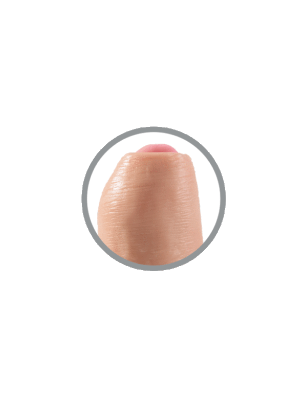 King Cock - 9.8 Inch Flesh Uncut Dildo - Image 3